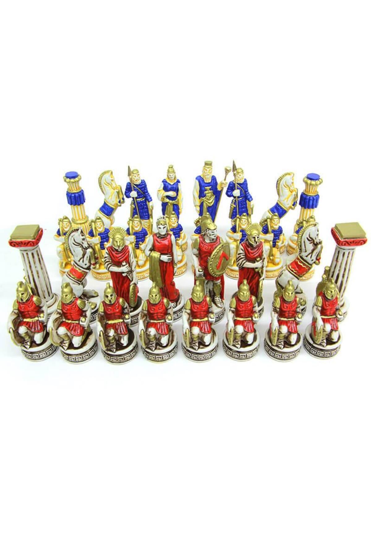 Patriamar-Oversized Polyester Sparta Persian Chess Set 1