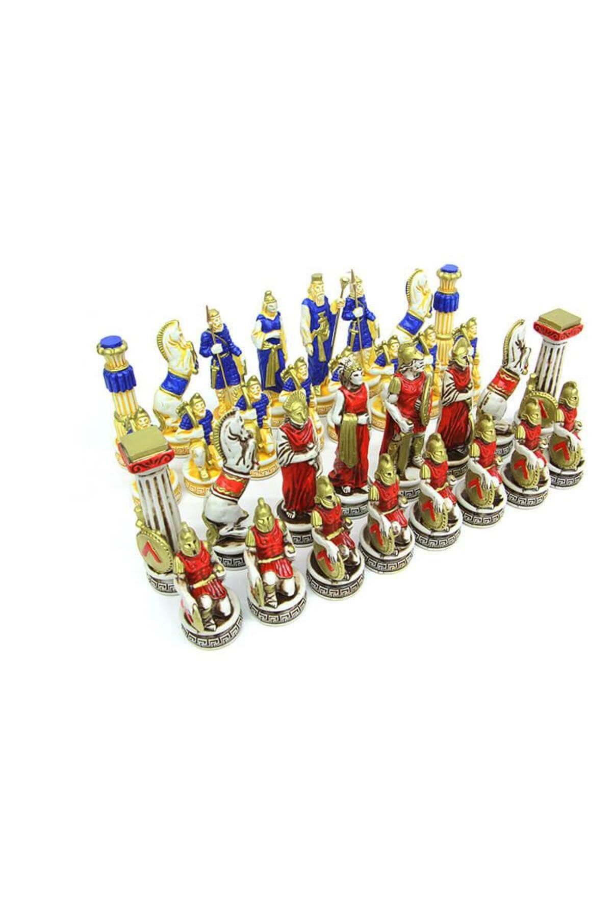 Patriamar-Oversized Polyester Sparta Persian Chess Set 5