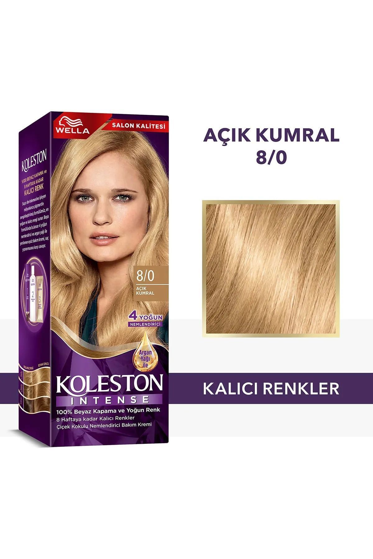 edikli store Koleston Intense Saç Boyası 8/0 Açık Kumral - Salon Kalitesi