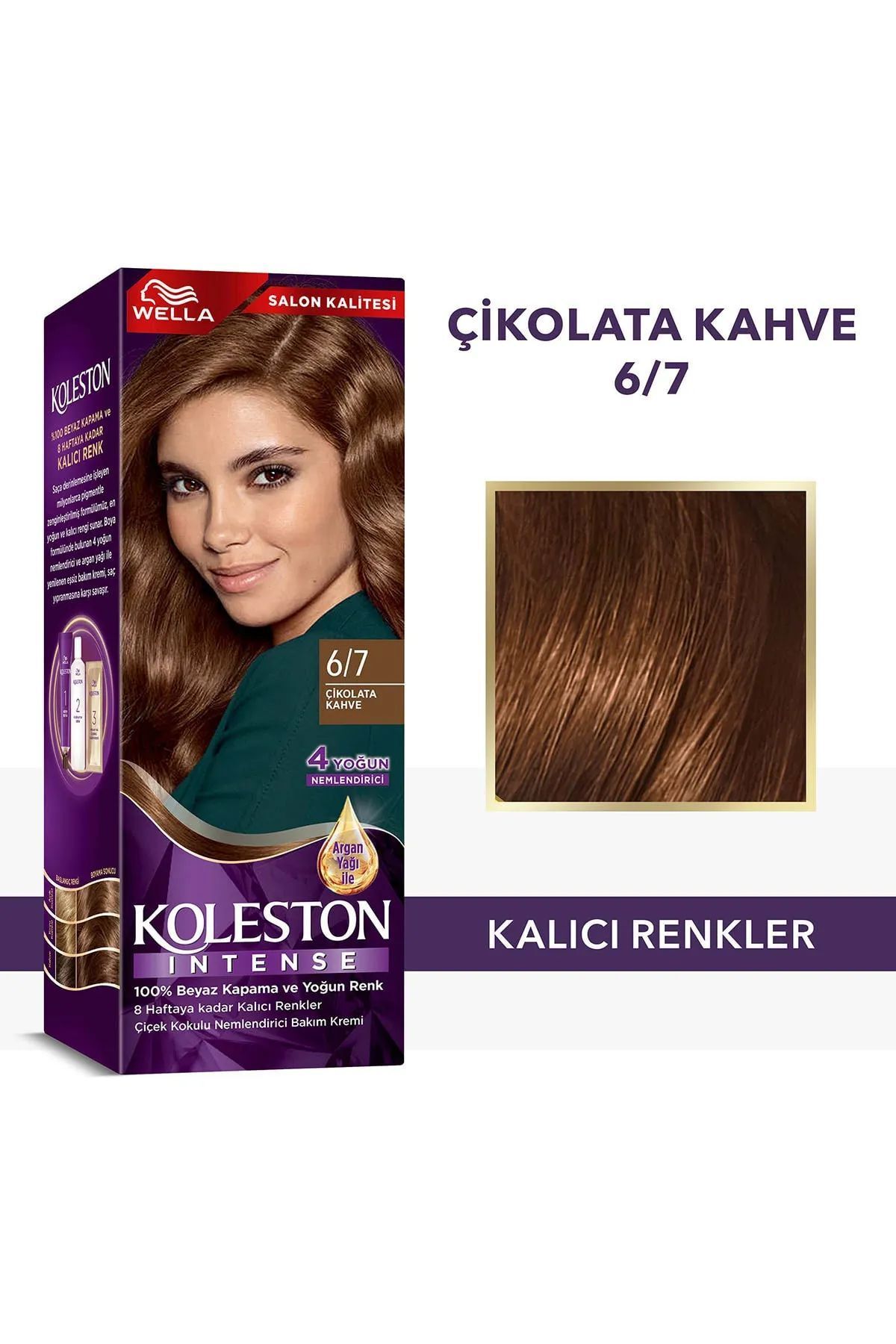 edikli store Koleston Intense Saç Boyası 6/7 Çikolata Kahve - Salon Kalitesi