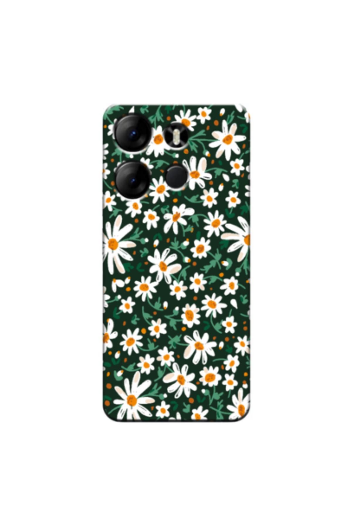 کاور و قاب چند رنگ Tecno Spark Go 2023 Case Spring Flowers 4 Silicone طرح دار Zebana