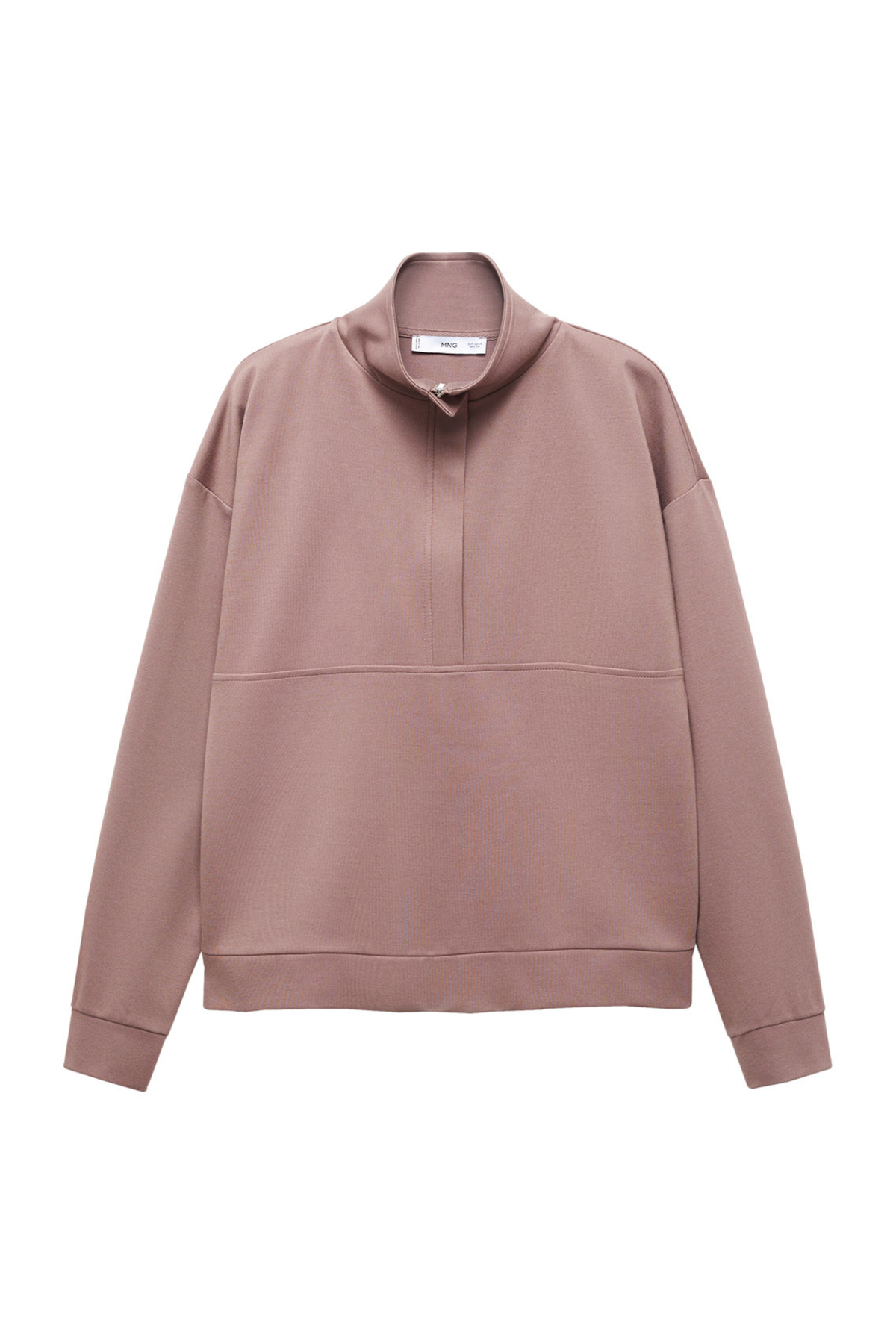 MANGO Sweter z wysokim kołnierzem i zamkiem błyskawicznym