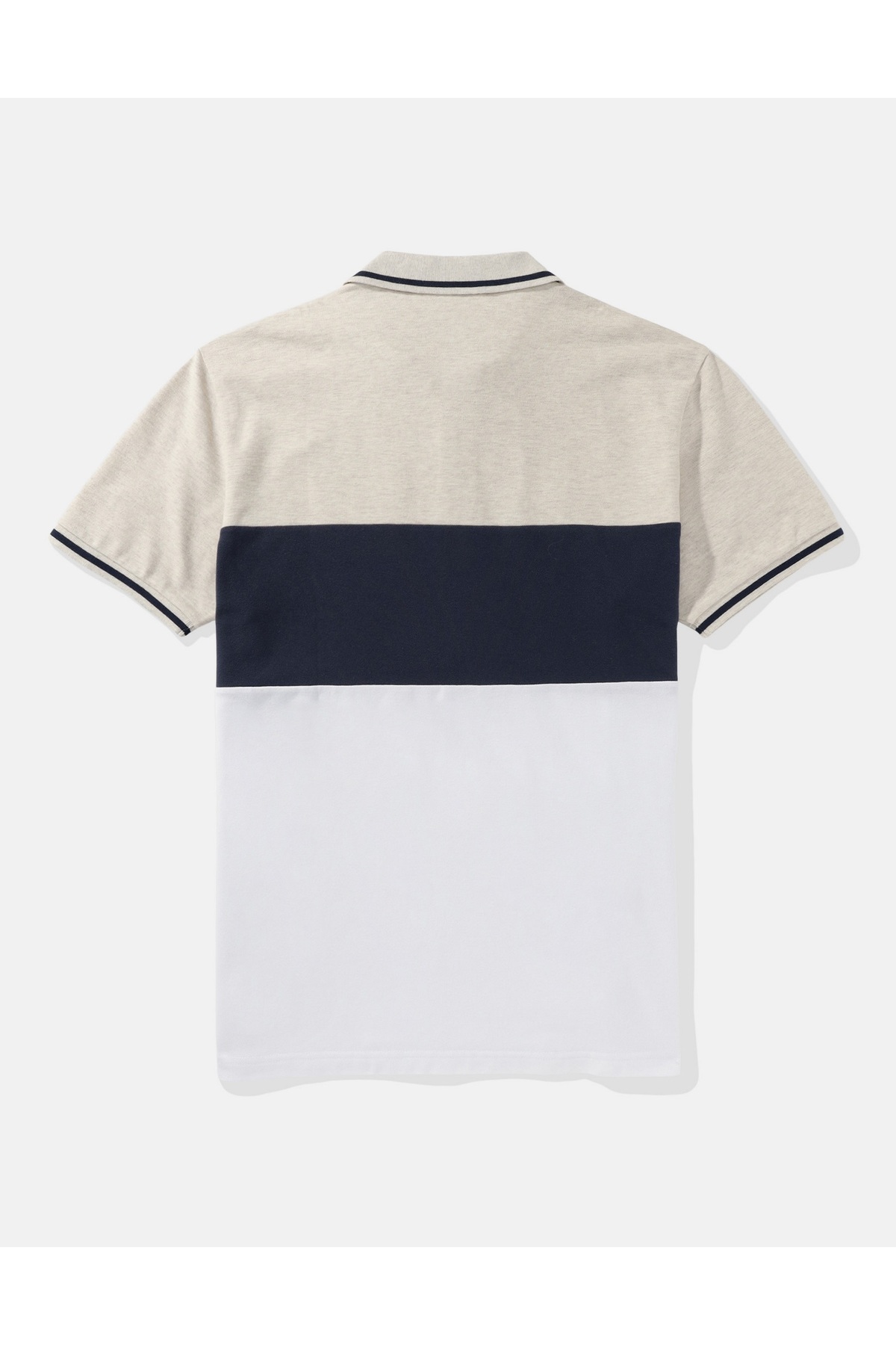 American Eagle Ae Flex Pique Polo T-Shirt - Colorblock Logo, U-1165 ...