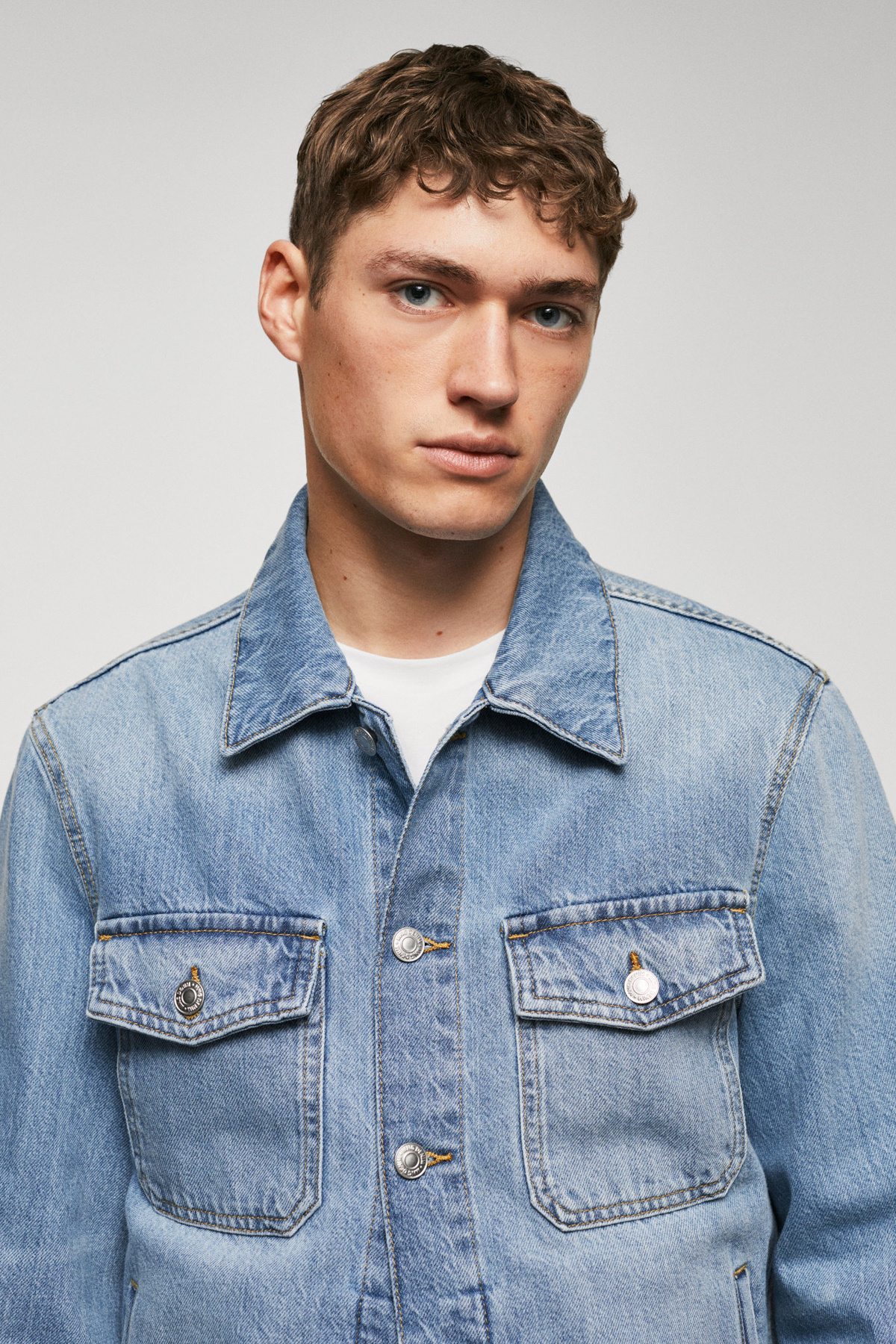 MANGO Man-Džínové kalhoty Overshirt 5