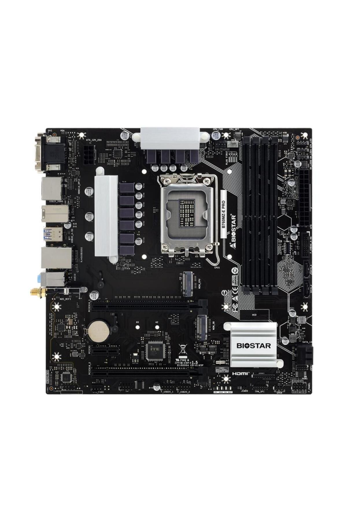 Biostar-B760Mz-E Pro Ddr5 6000Mhz - Lga1700 Micro Atx Motherboard 2
