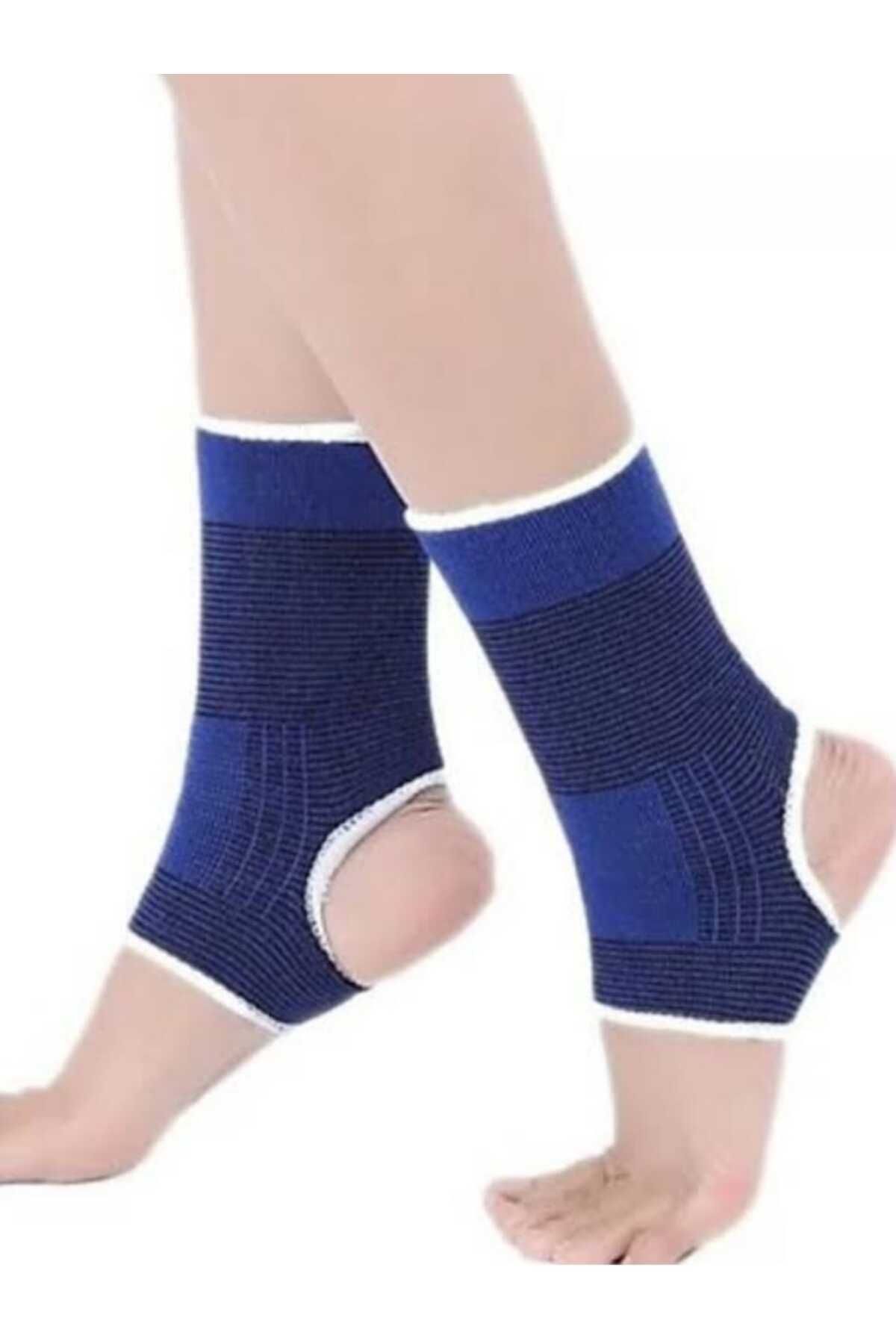 Mucha 2 Adet 1 Çift Esnek Sporcu Ayak Bilekliği Koruyucu Bandaj