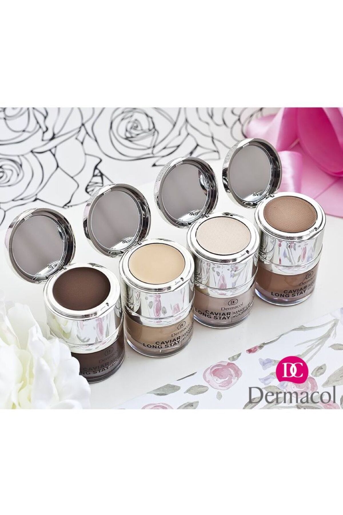 Dermacol-Caviar Long Stay Make-Up Corrector - Caviar Extract, Long Stay Foundation (1 Pale) 5