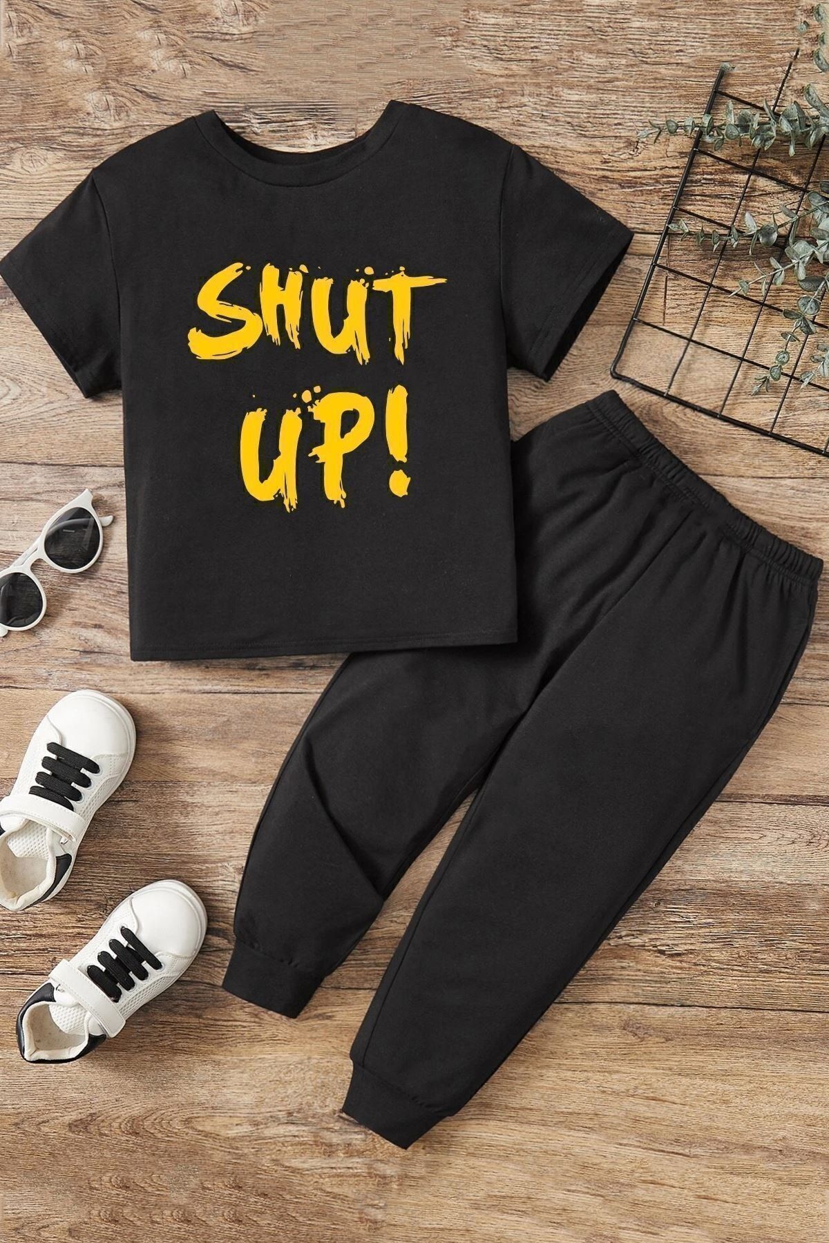 uyguntarz Dziecięcy Komplet Dresowy Shut Up Bottom Unisex - 9