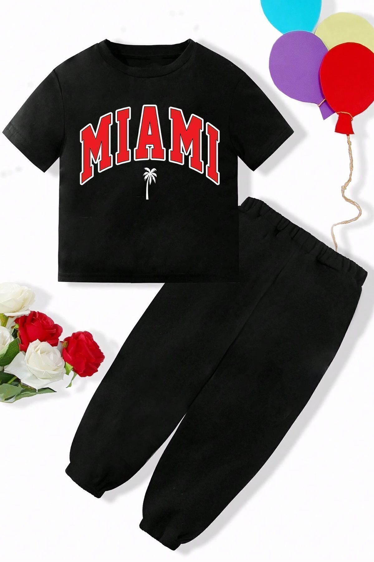 uyguntarz Dziecięcy Zestaw Dresowy Miami Lower - Upper Unisex - 9–10 years