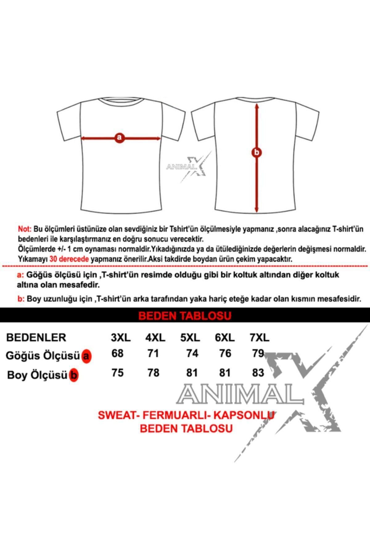 Xanimal Erkek Lacivert Büyük Beden Sweatshirt görsel 4