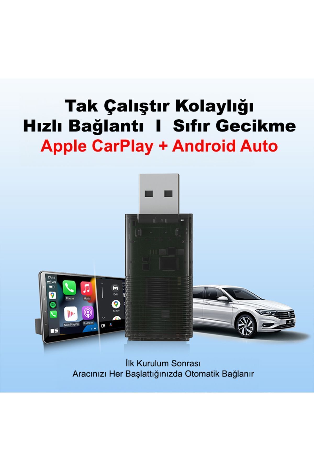 Ottocast-Mini 2in1 - Wireless Wireless Adapter for Android and Apple Devices 2