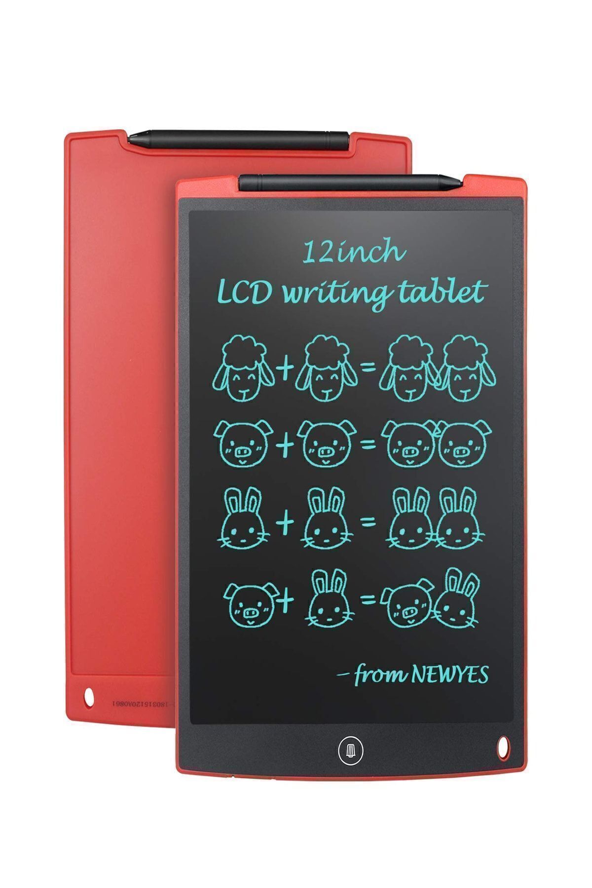 12 Inc Writing Lcd Grafik Dijital Kalemli Çizim Tableti Yazı Tahta Not Yazma Eğitim Tableti - 5
