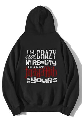 BRZ COLLECTION Oversize Unisex I'm Not Crazy Hoodie