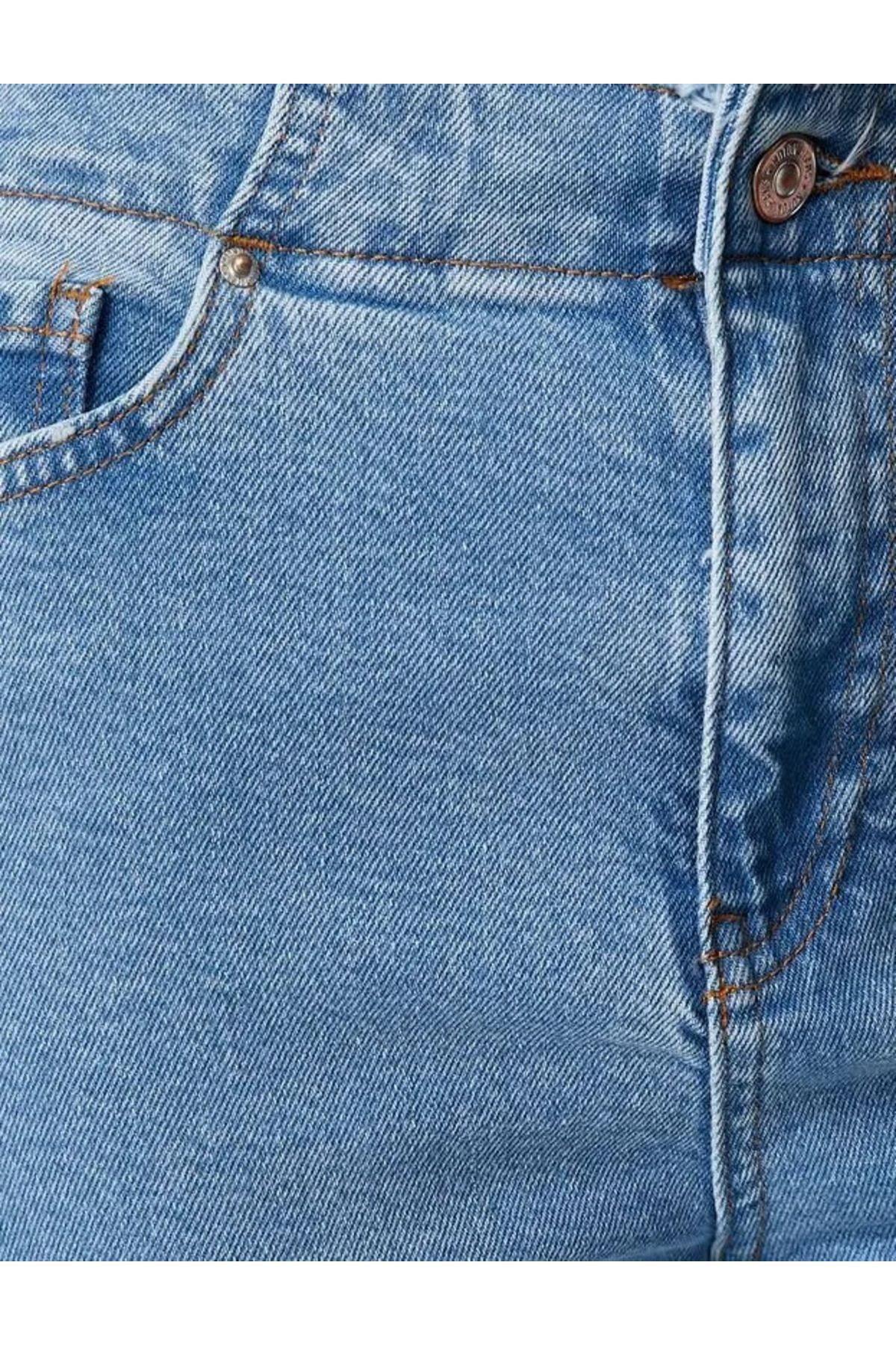 Kadın İspanyol Paça Jean Pantolon