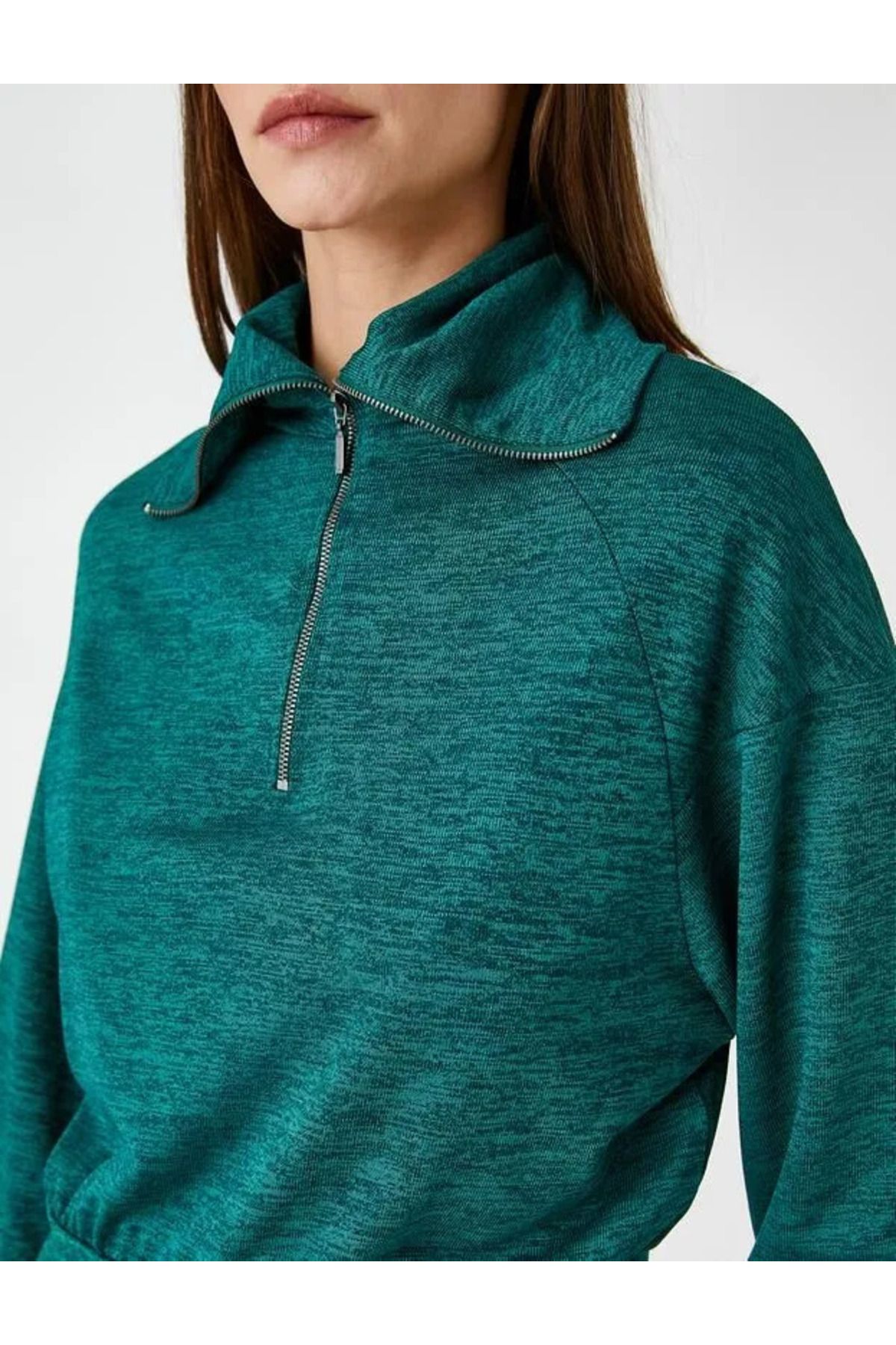 سویشرت زنانه بنفش کوتونKoton | SS0000000016270 اورجینال - تصویر 5