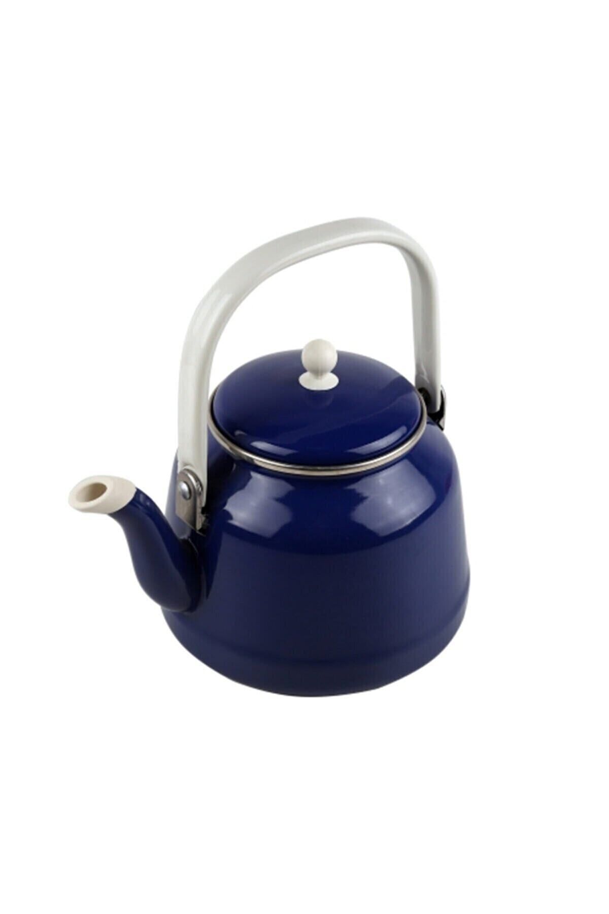 Zarif İnci-Enamel Teapot 3.5 Lt with Top Handle Dark Blue 5