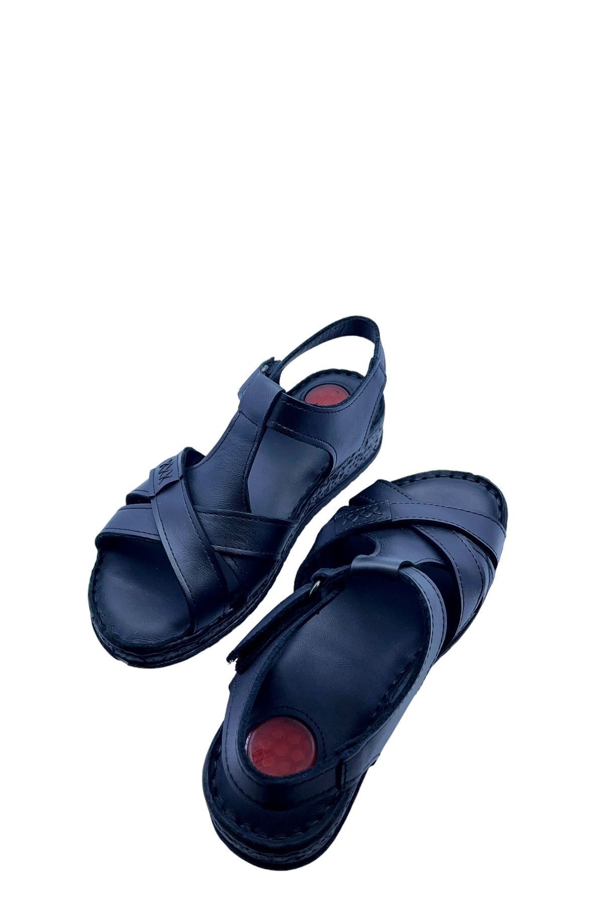 صندل زنانه مشکی RubinLeather | RBNB06 اورجینال - تصویر 3