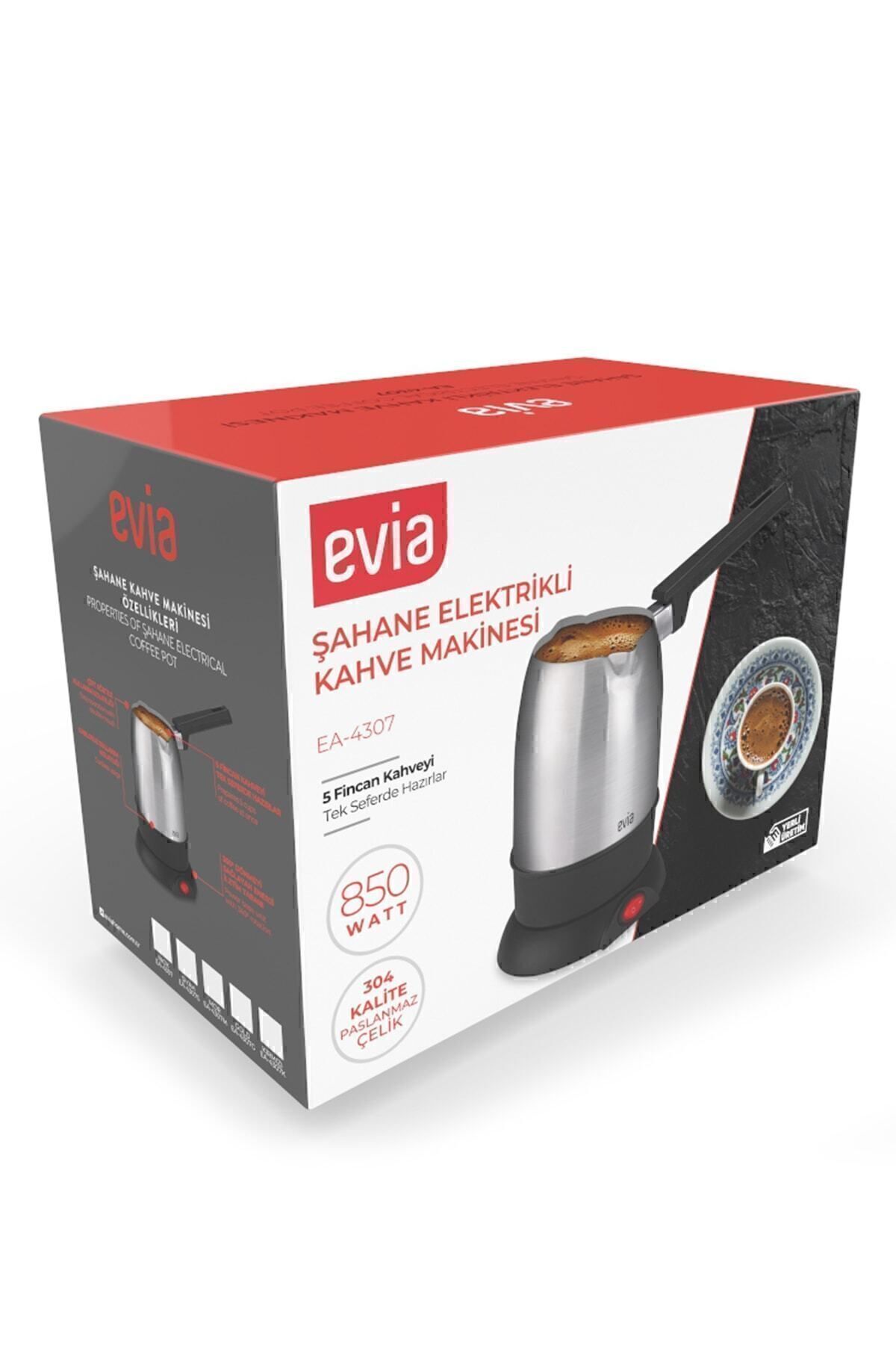 Şahane Inox 850 Watt Çift Ağızlı Paslanmaz Çelik Elektrikli Cezve 6