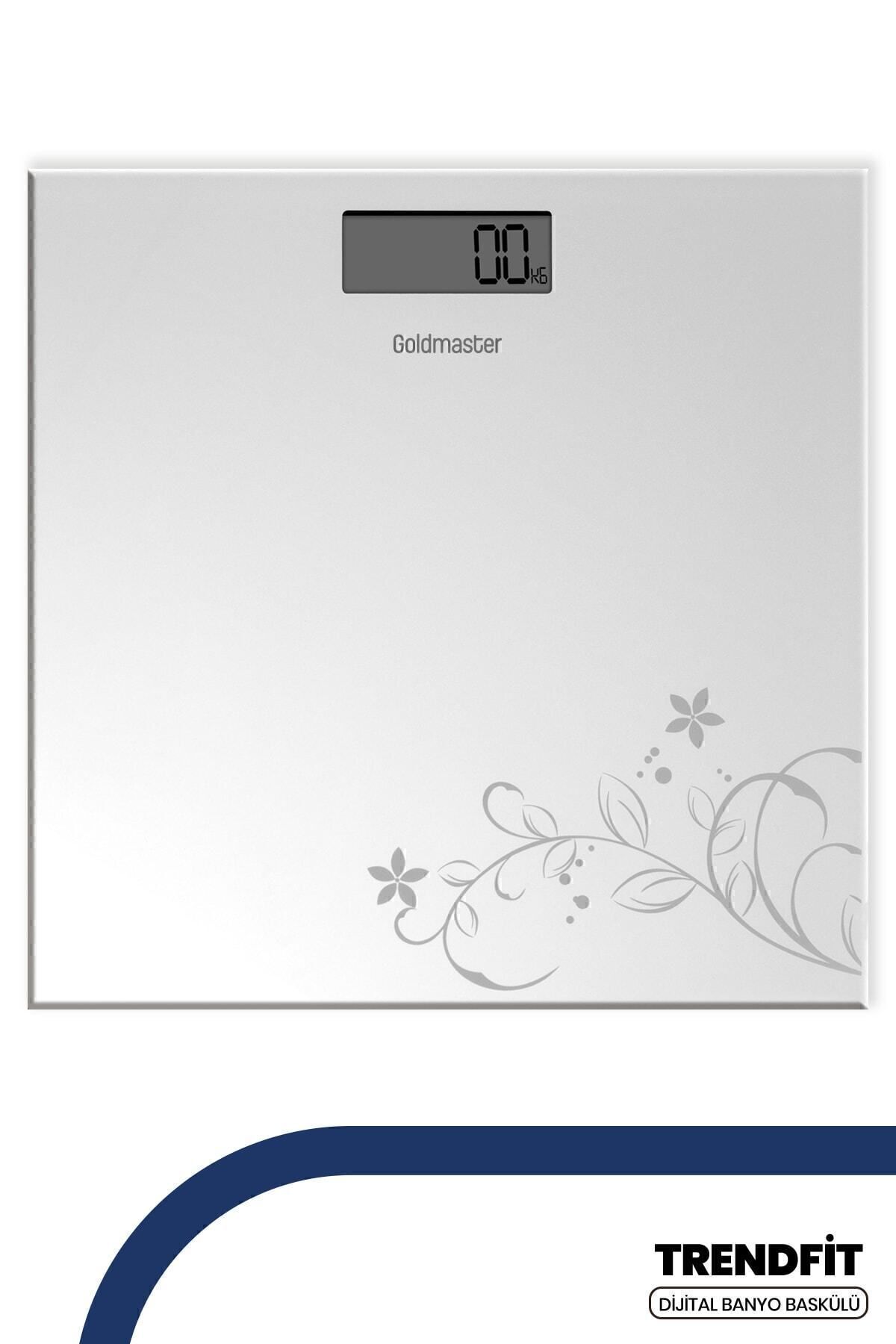 Trendfit Dijital Lcd Ekran Temperli Cam 180 Kg Kapasiteli Banyo Baskül Tartı