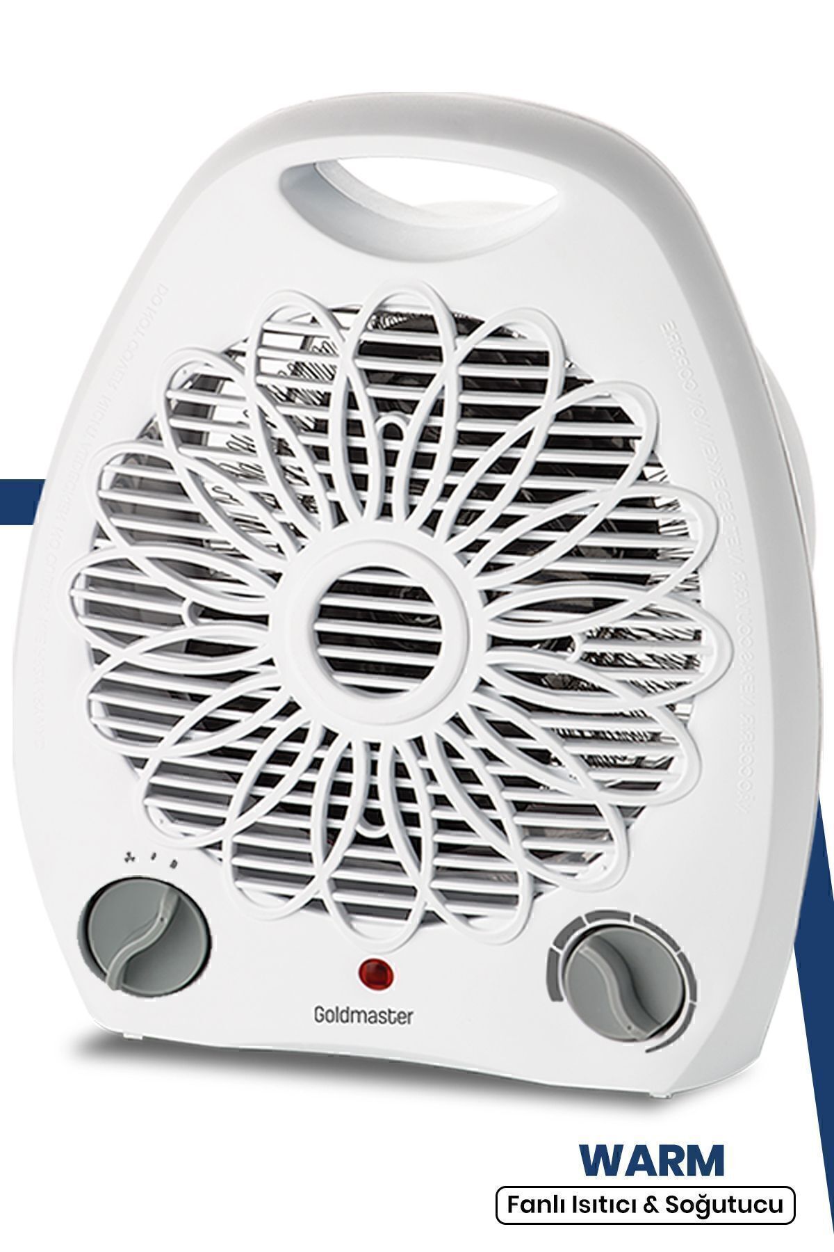 GOLDMASTER Taşınabilir Masa Üstü Fanlı Soğutucu ve Isıtıcı