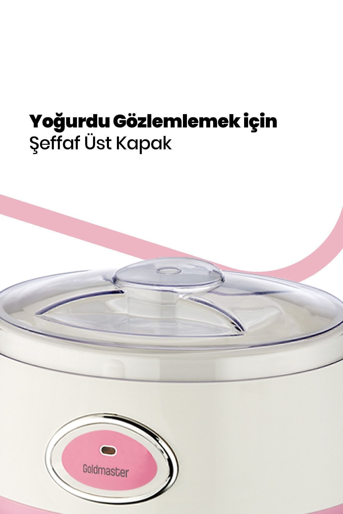 GOLDMASTER-Yeast 1 Liter Capacity Stainless Steel Yogurt Making Machine 5