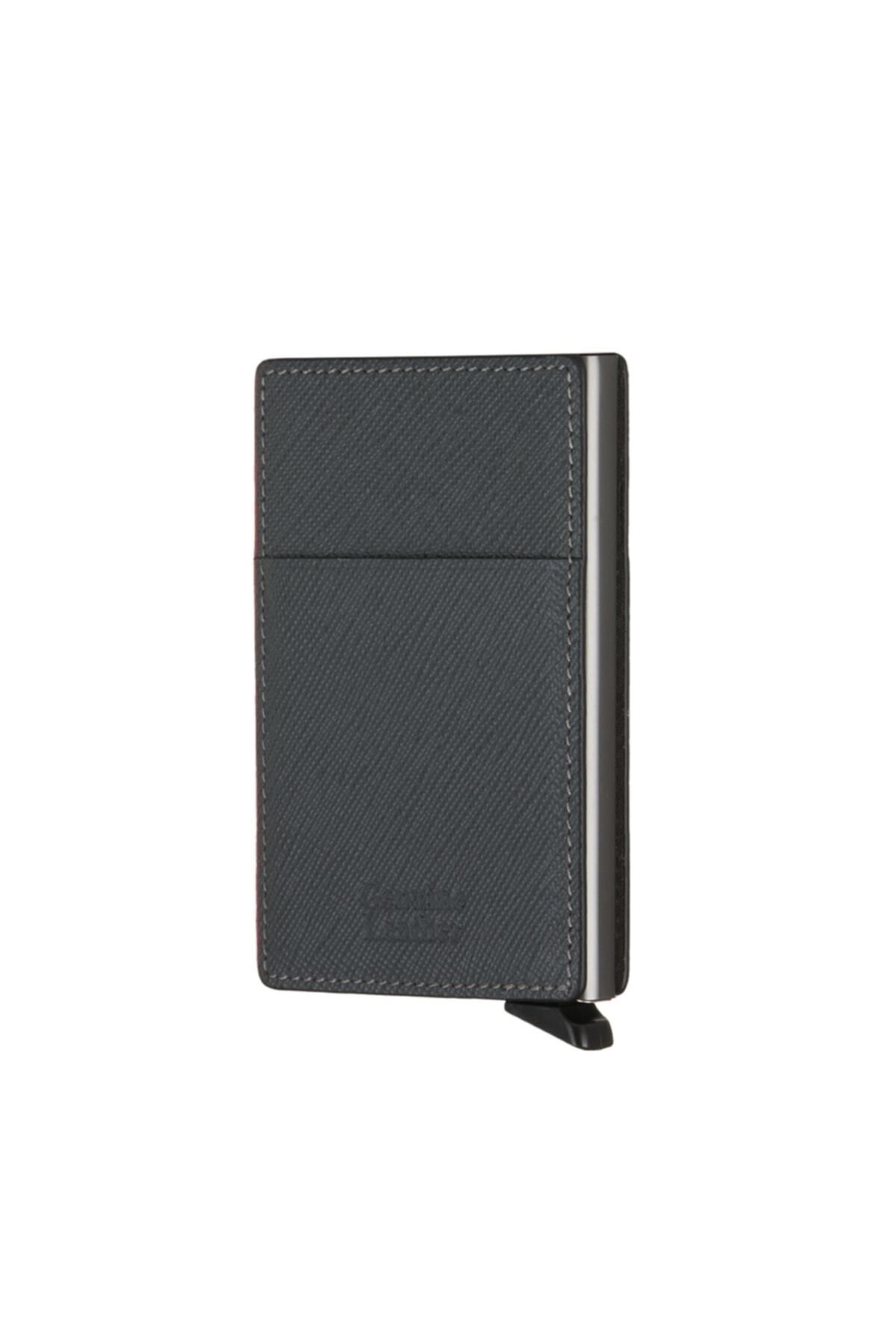 کیف پول مردانه خاکستری WalSmart | PocketSafiano اورجینال - تصویر 3