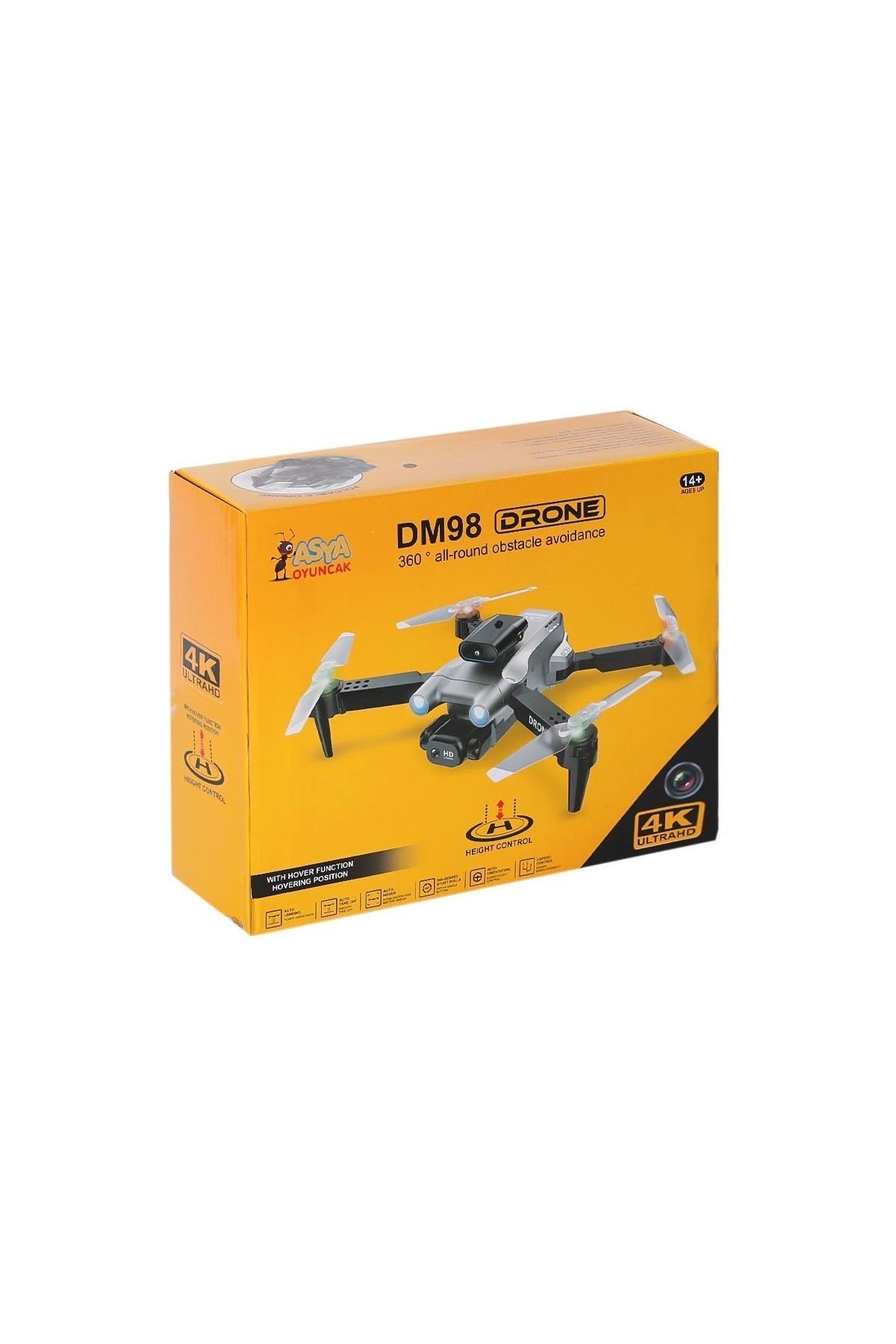 Genel Markalar Çocuk 225714-DM98 Çift Kameralı Drone -Asya Oyuncak
