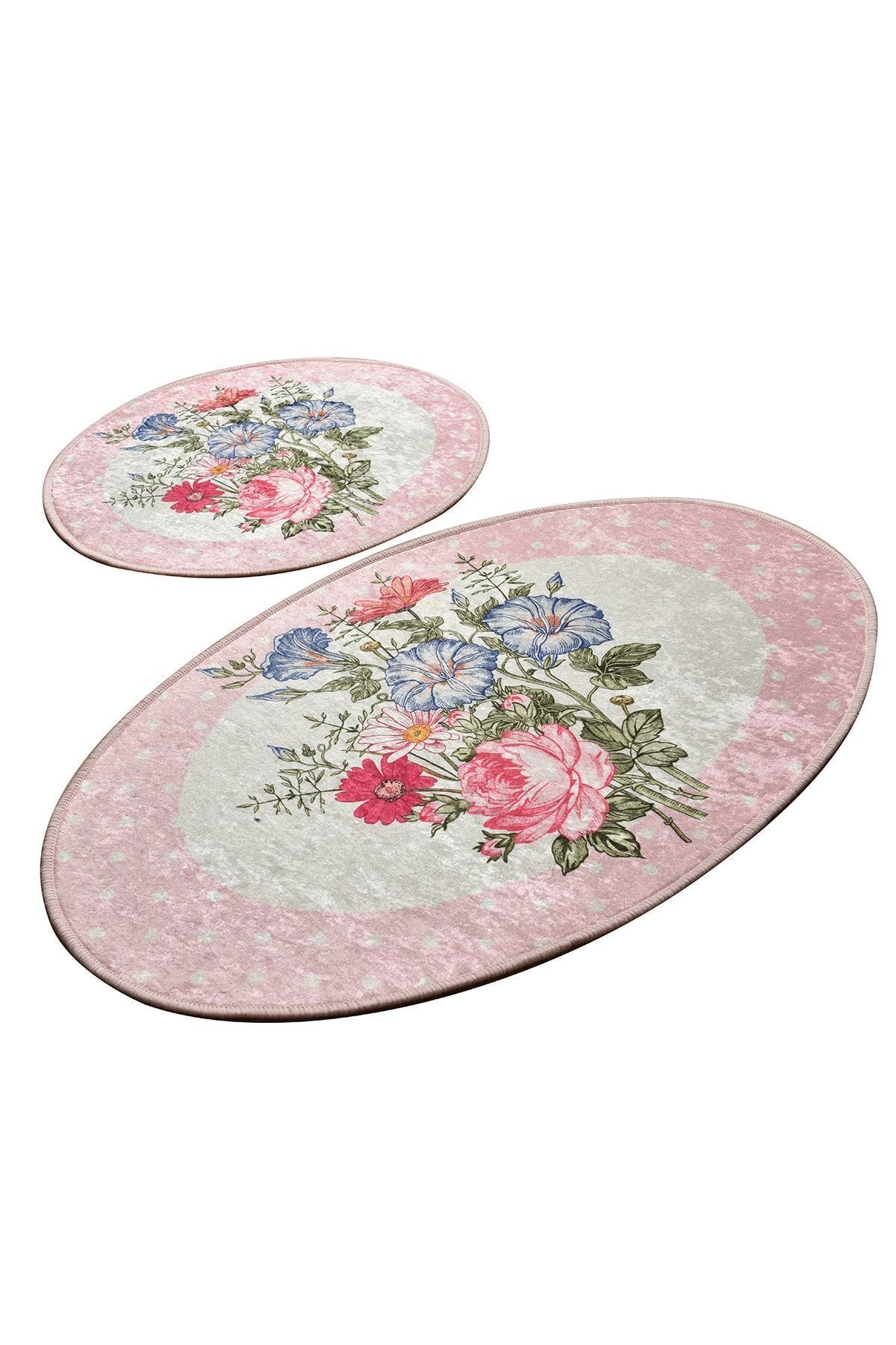 Chilai Home-Set de covorașe de baie Coco din 2 piese - Covor și Djtbanyo 2