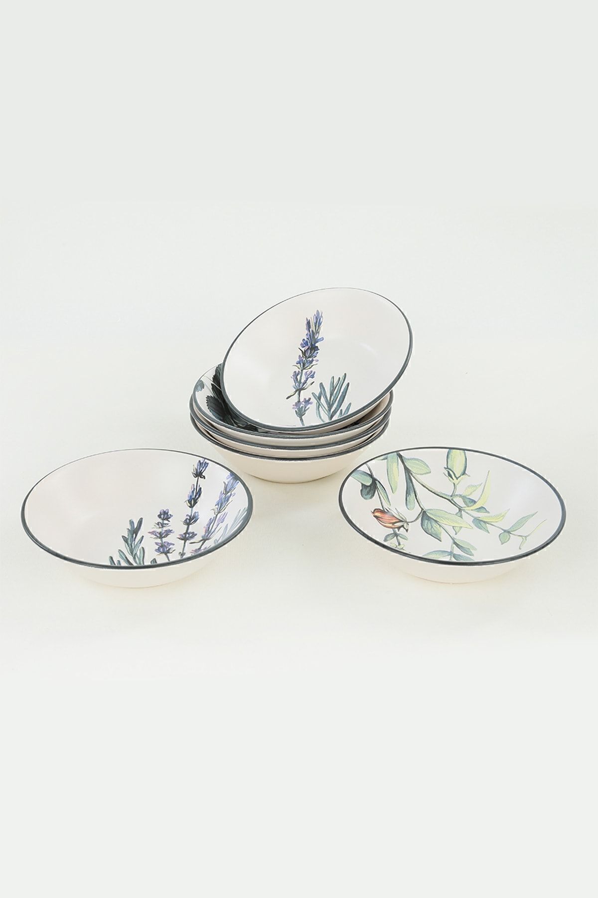 Keramika-Farfurie De Gradina De Flori 18 Cm 6 Bucati 2