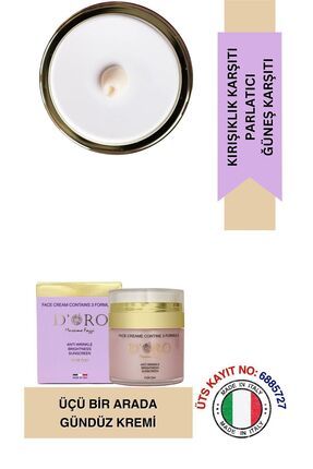 DORO MASSİMO FAZZİ Doro Gündüz Yüz Bakım Kremi Parlatıcı Kırışıklık Ve Güneşe...
