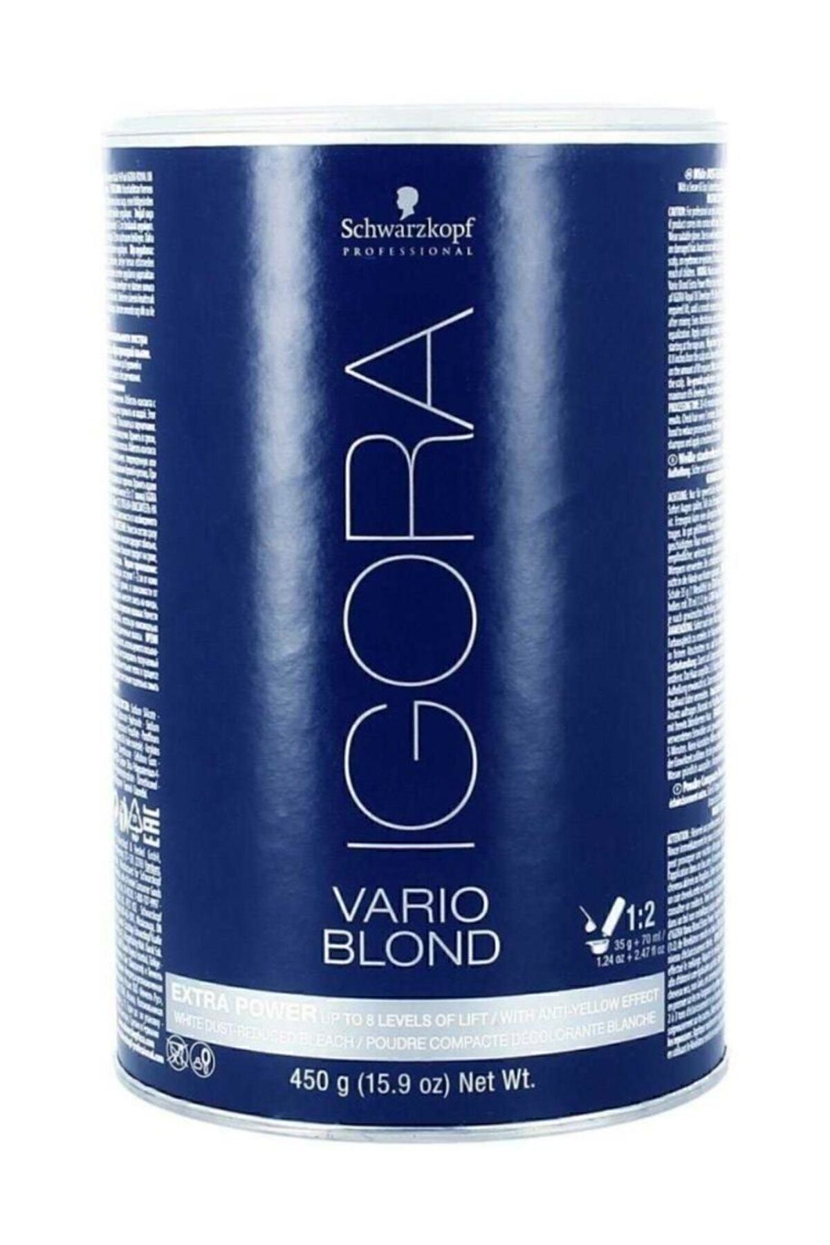محصول روشن کننده رنگ مو سفید Vario Blond Extra Power Opener 450 گرم | گرد و غبار Igora