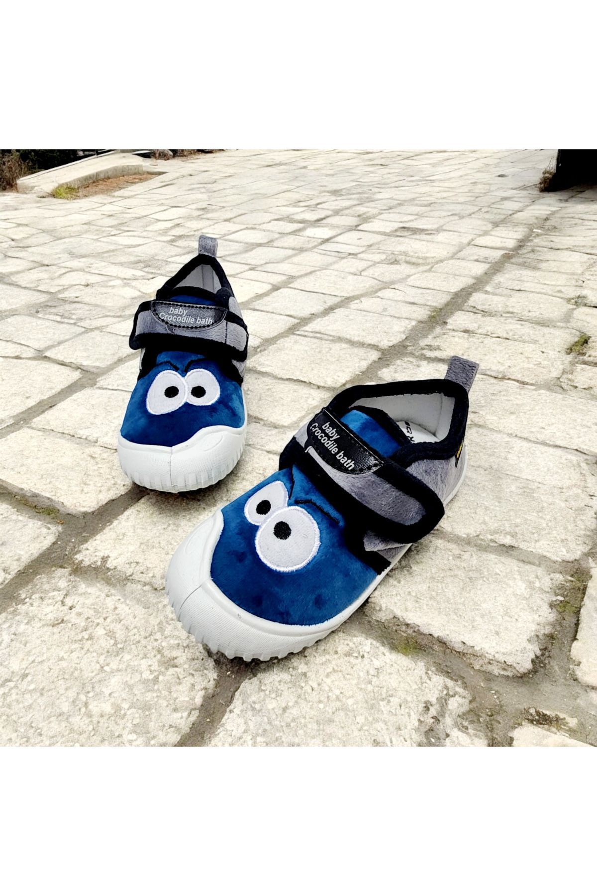 GEZER-Orthopedic Fun Soft Velcro Eye Nursery - Νηπιαγωγείο και παπούτσι για το σπίτι 1