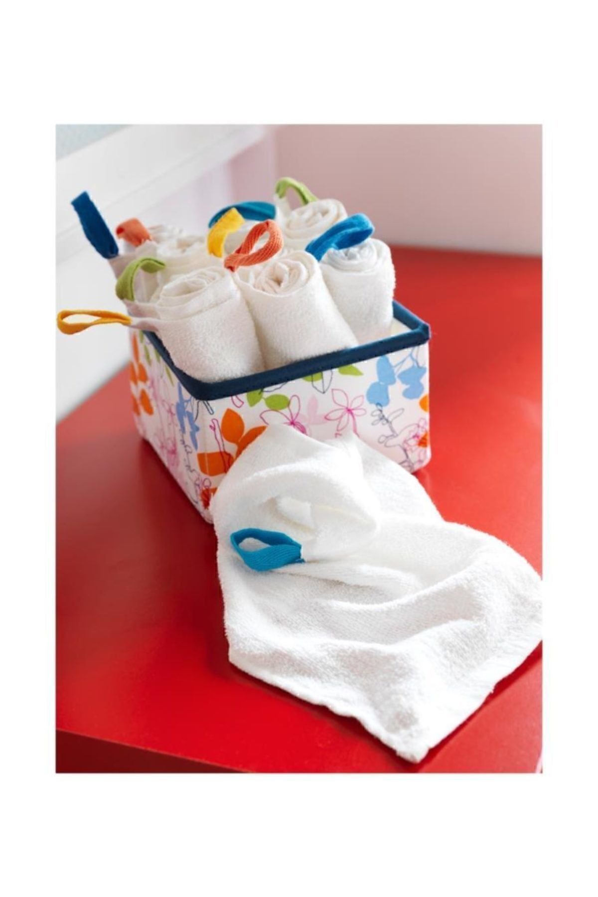 IKEA-Set de prosoape unisex pentru copii Krama alb 10 bucăți 30x30 cm șervețel pentru copii 6