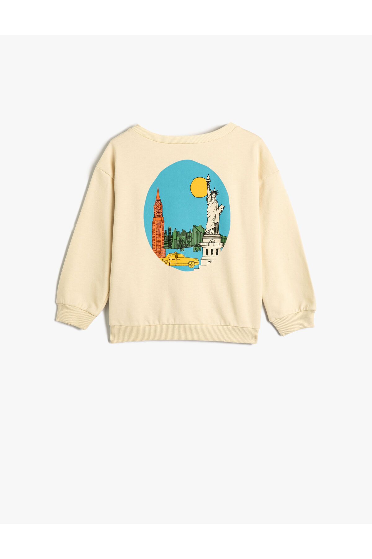 Koton Erkek Bebek Bisiklet Yaka Sweat fotoğrafı 2 (önizleme)