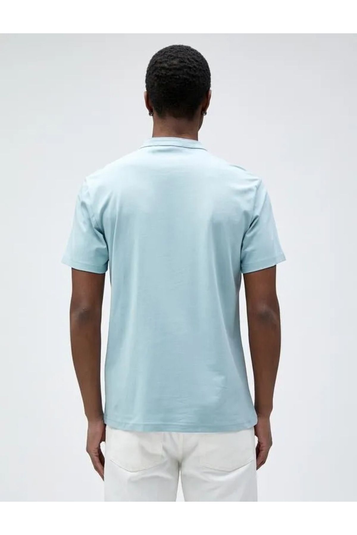 تیشرت مردانه آبی کوتون | SS0000000032161 اورجینال - تصویر 4