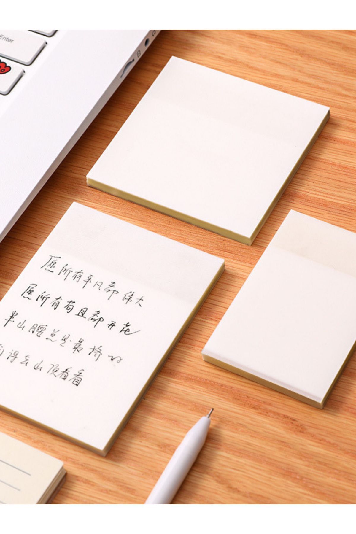 EZOSHOP-Postit transparent colorat Sticky Post It Note Paper Karenot Circlenot - Set de 4 - Alb 6