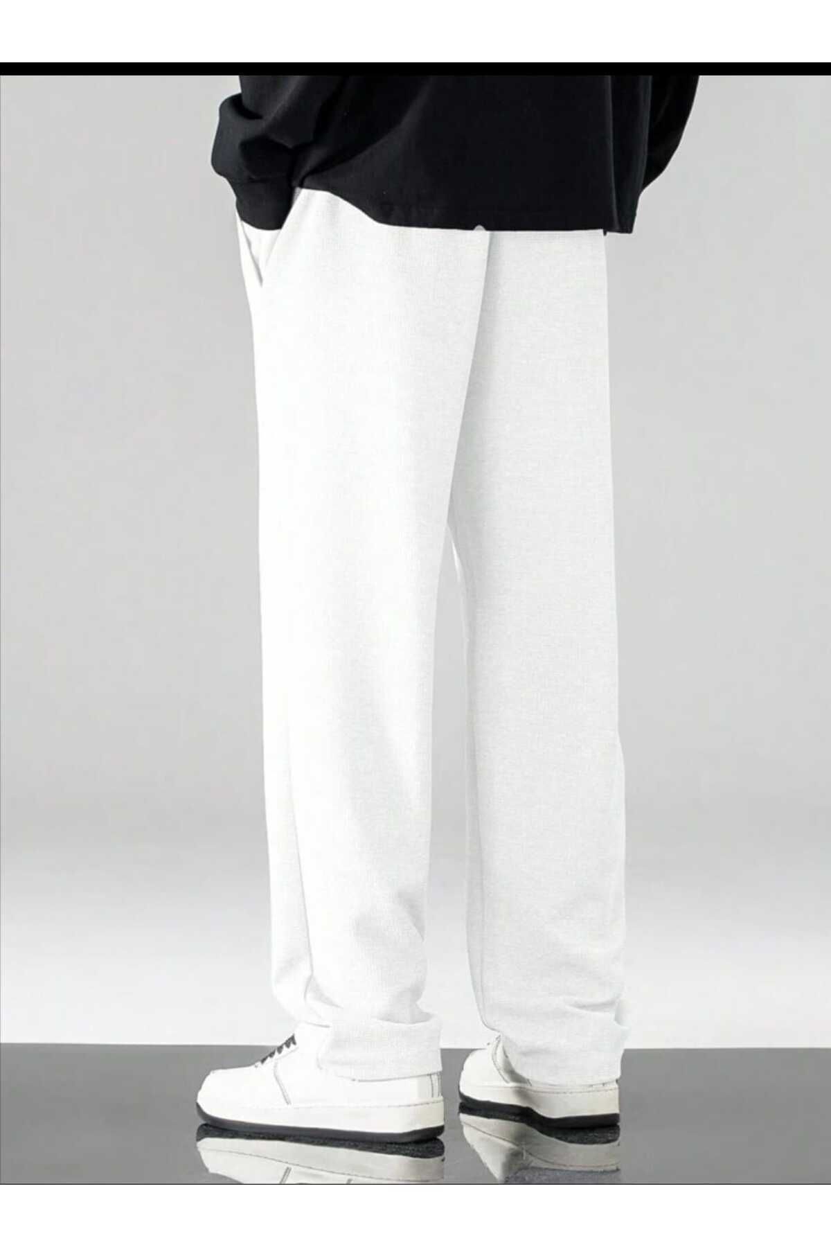 yg ydn giyim Kışlık 3 İp Şardonlu Düz Paça Rahat Giyim Eşofman Altı