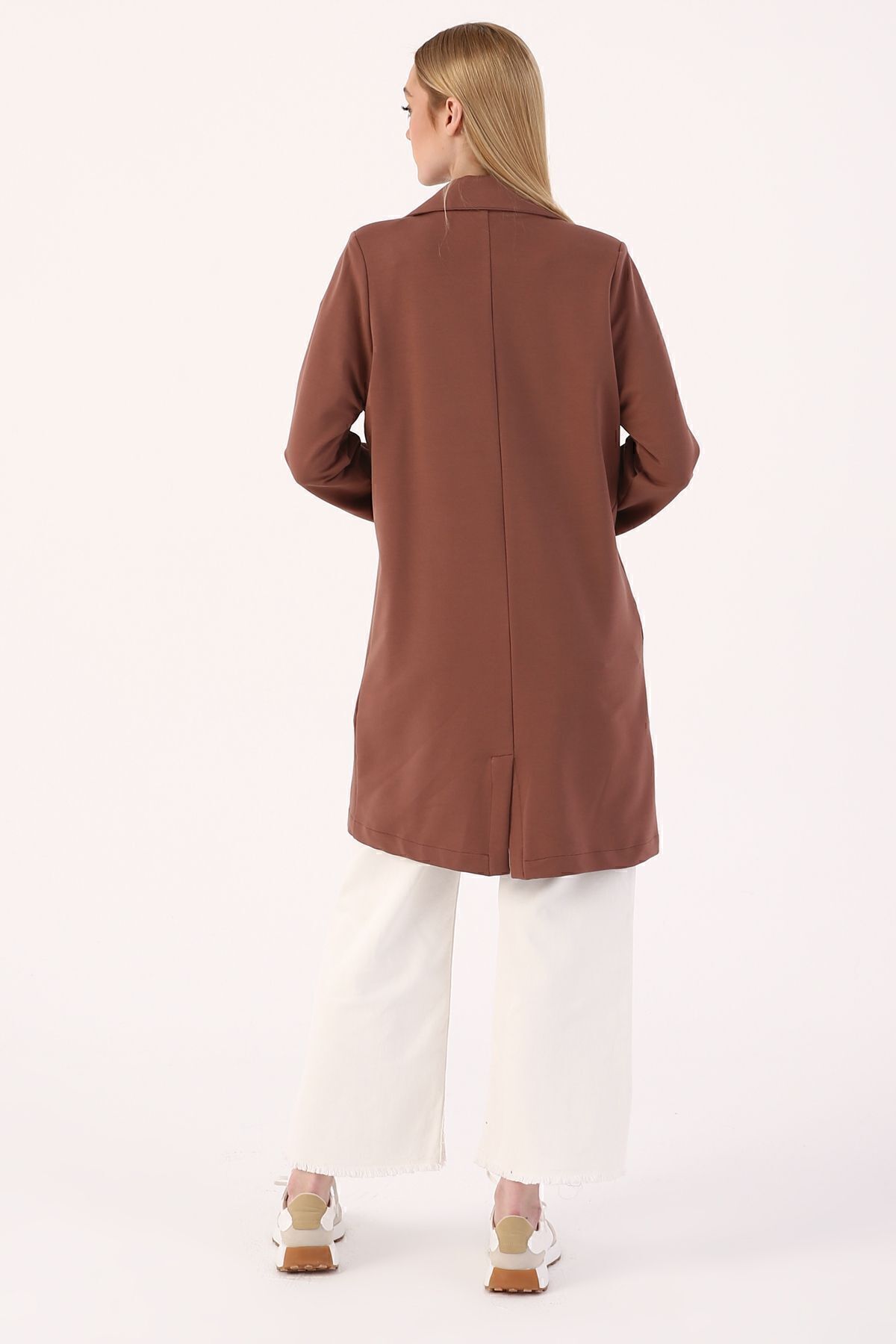 ALLDAY-Hot Chocolate Single Button Combed Cotton Jacket 4