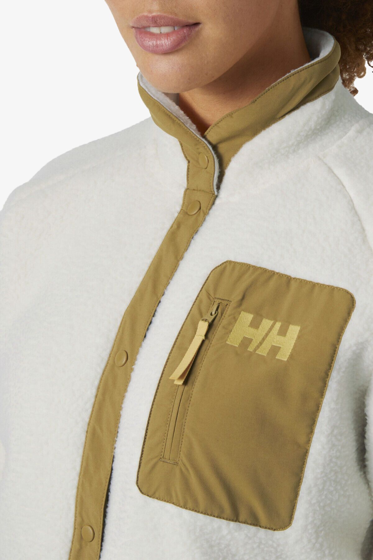 Helly Hansen-Helly Hansen W Imperial Pile Snap Women's White Fleece 63372-034 3
