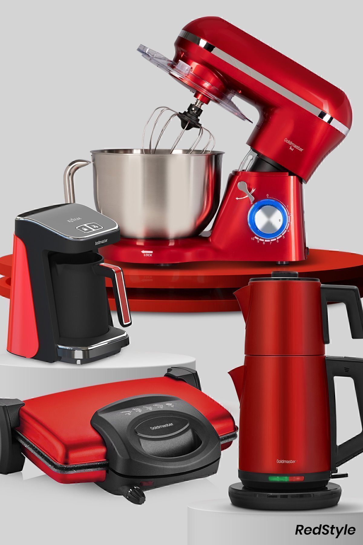 Redstyle 17-Piece Advantageous Electronic Marriage Package Electric Kitchen Dowry Set