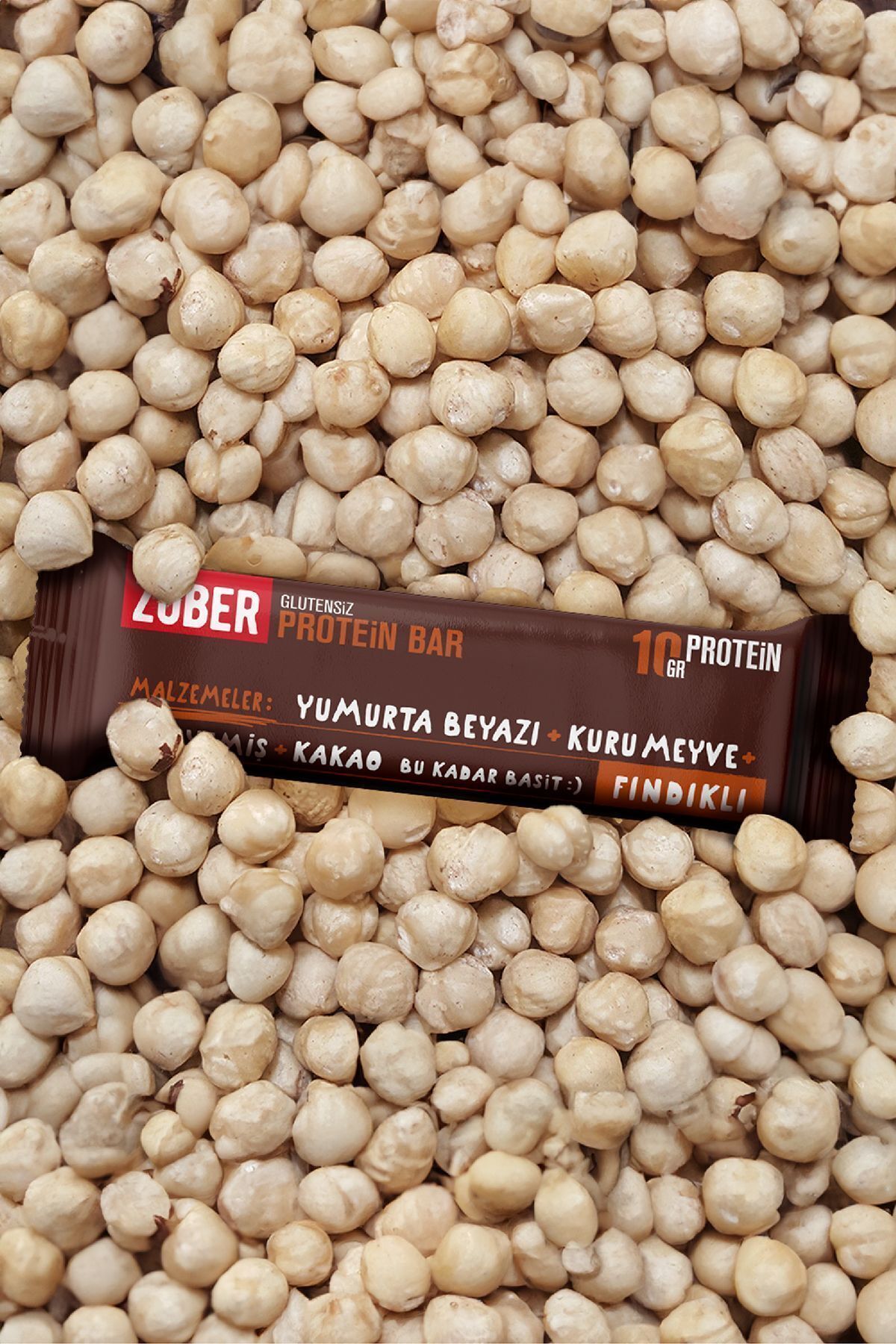 Züber Fındıklı Protein Bar 40gr X 12 Adet
