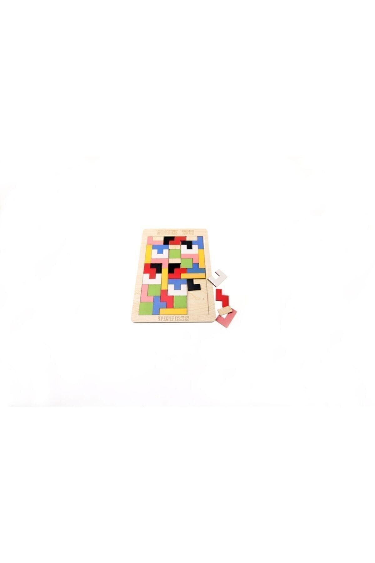 Learning Toys-Wooden Block Tetris Brain Teaser 2