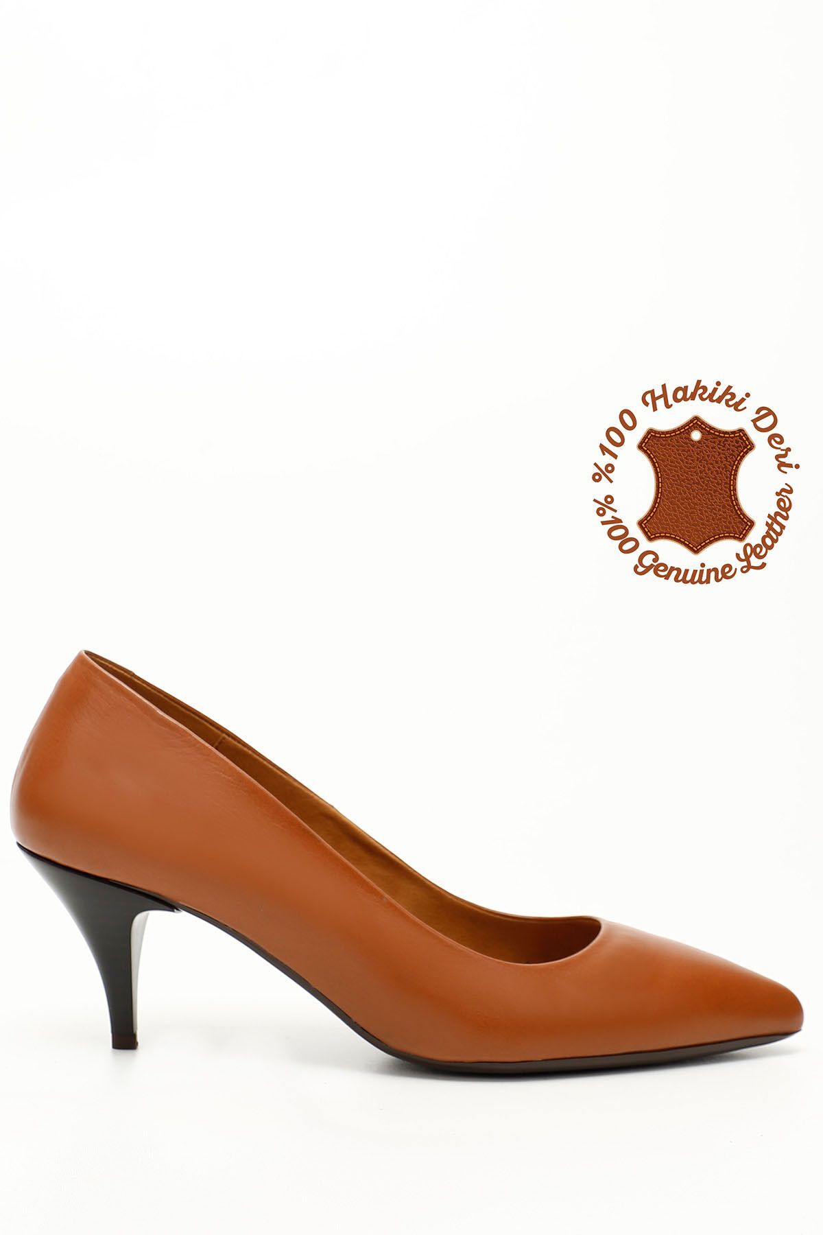  G?NDER?(R) Kad?n Taba Antik Sivri Burun Orta Ince Topuklu