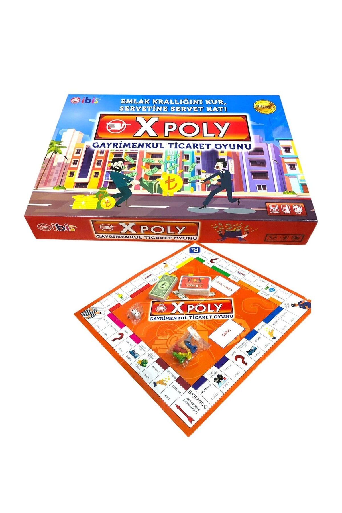 Genel Markalar X-Poly Gayrimenkul Ticaret Oyunu Eğitici Zeka Oyunu