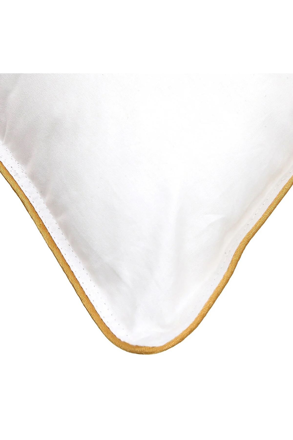 In House-4 Pieces Microfiber Prime Hotel Pillow with Golden Line - 75x50 cm 5