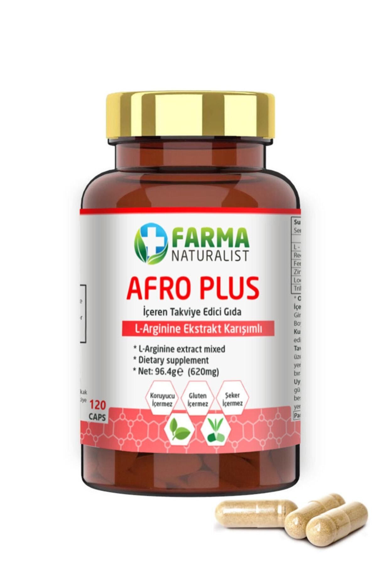 Farma Naturalist L-arginine Ginseng Karışımlı Afro Plus Kapsül - En ...