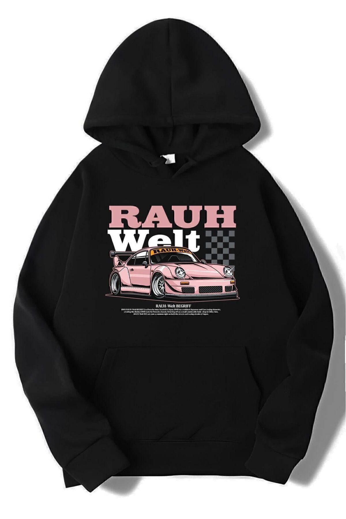 BRZ COLLECTION-RAUH-Welt Unisex Oversize Porsche Hoodie 1