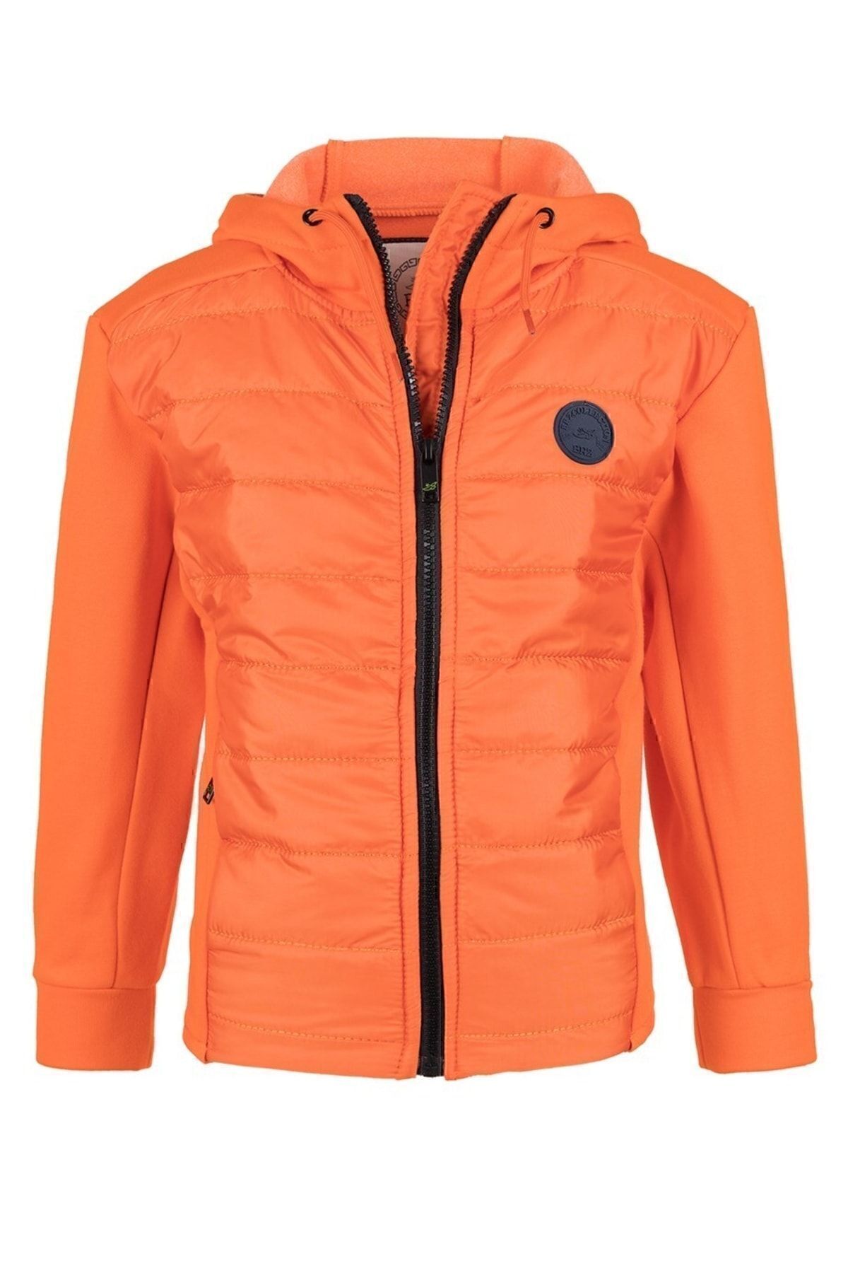 Unisex Çocuk Fermuarlı Cepli Mont