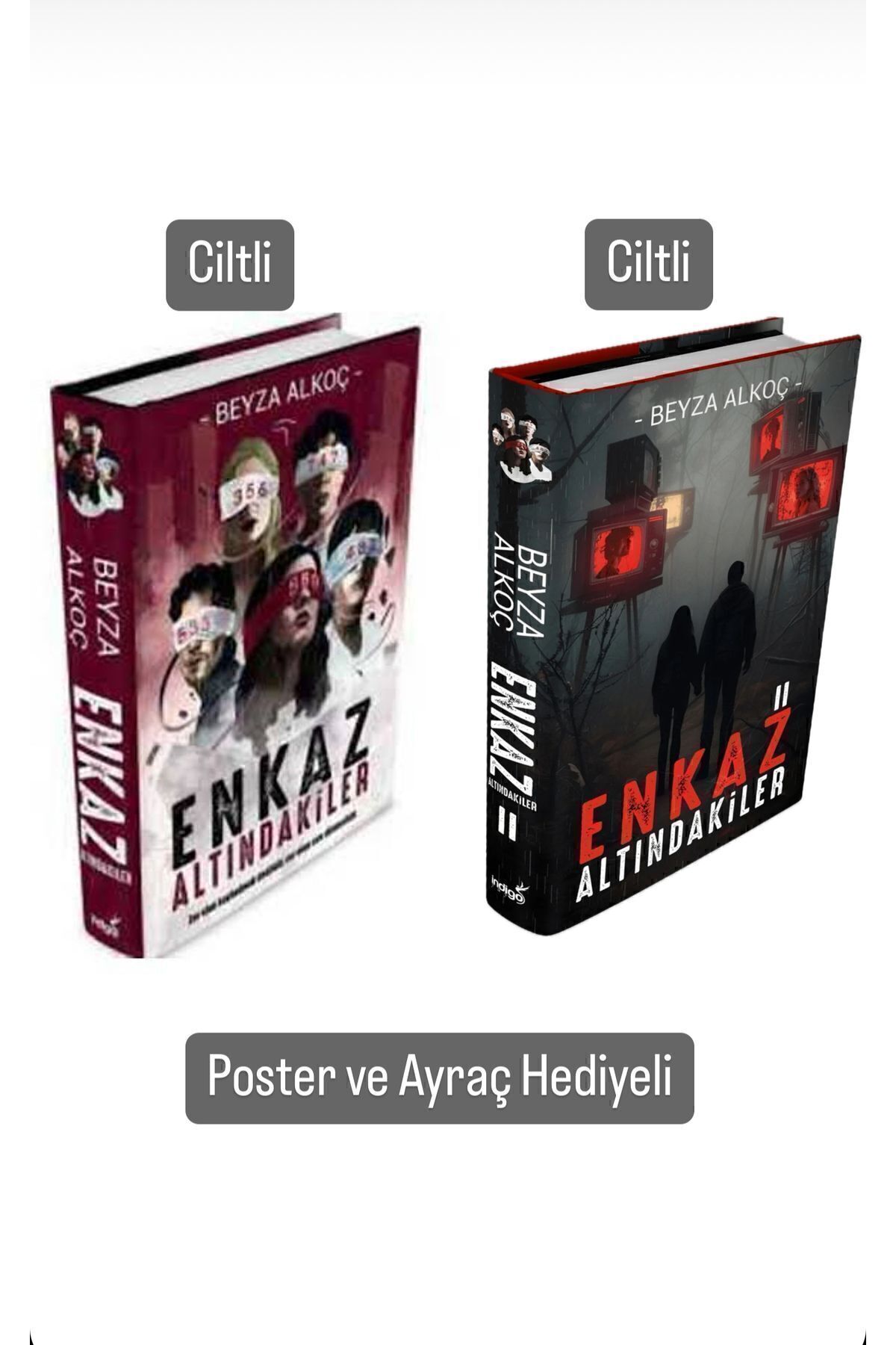 İndigo Kitap Enkaz Altındakiler 1-2 Set (Ciltli) poster be ayraçlı