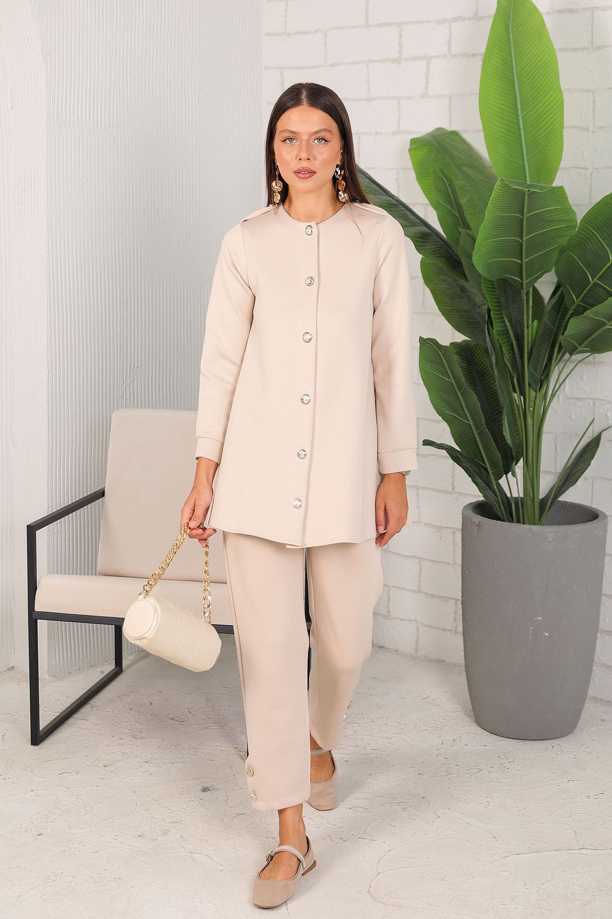 Melike Tatar-Scuba Set - with Stone Buttons, Model 3-5203 2
